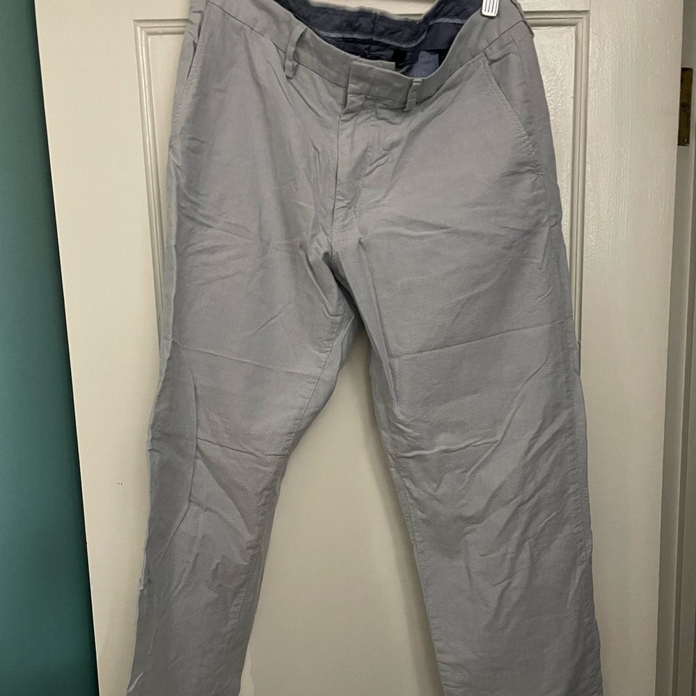 Mens gently worn J Crew Bowery pants 32 x 30